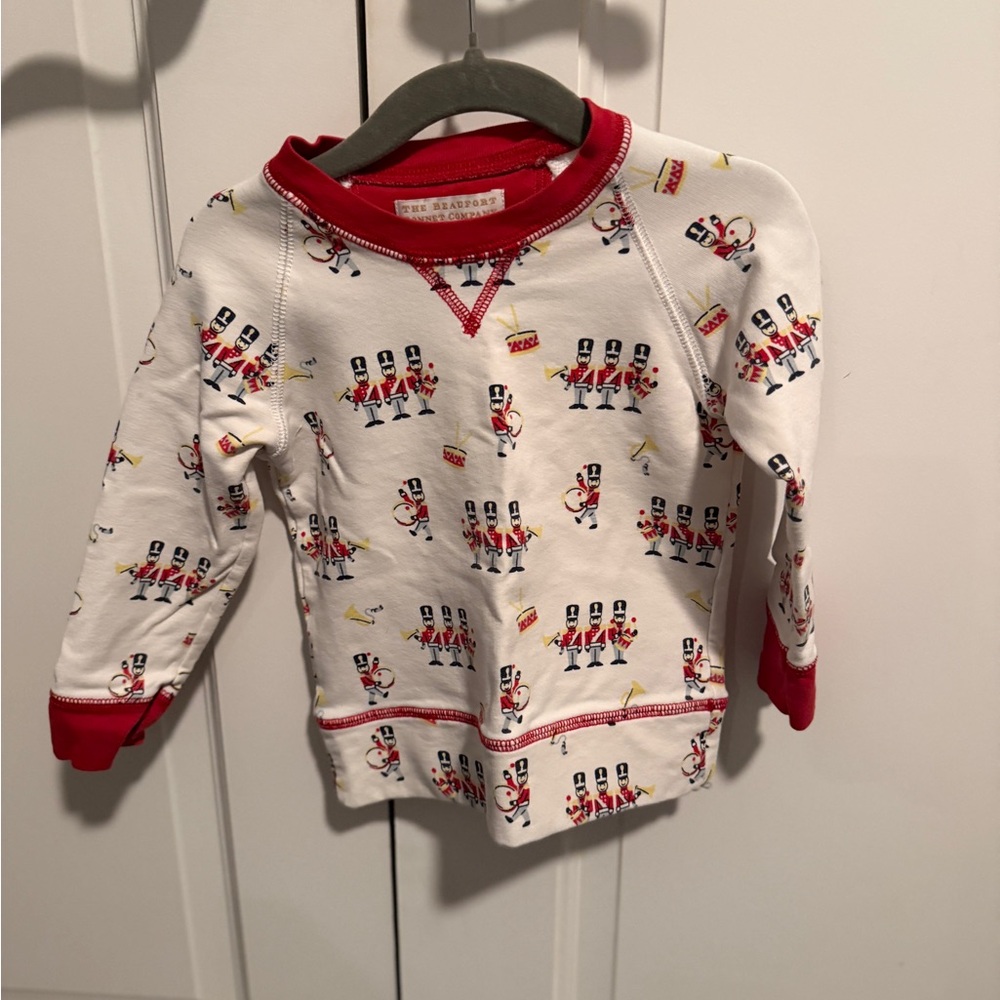 The Beaufort Bonnet Company Red and White Toy Soldier Sweater